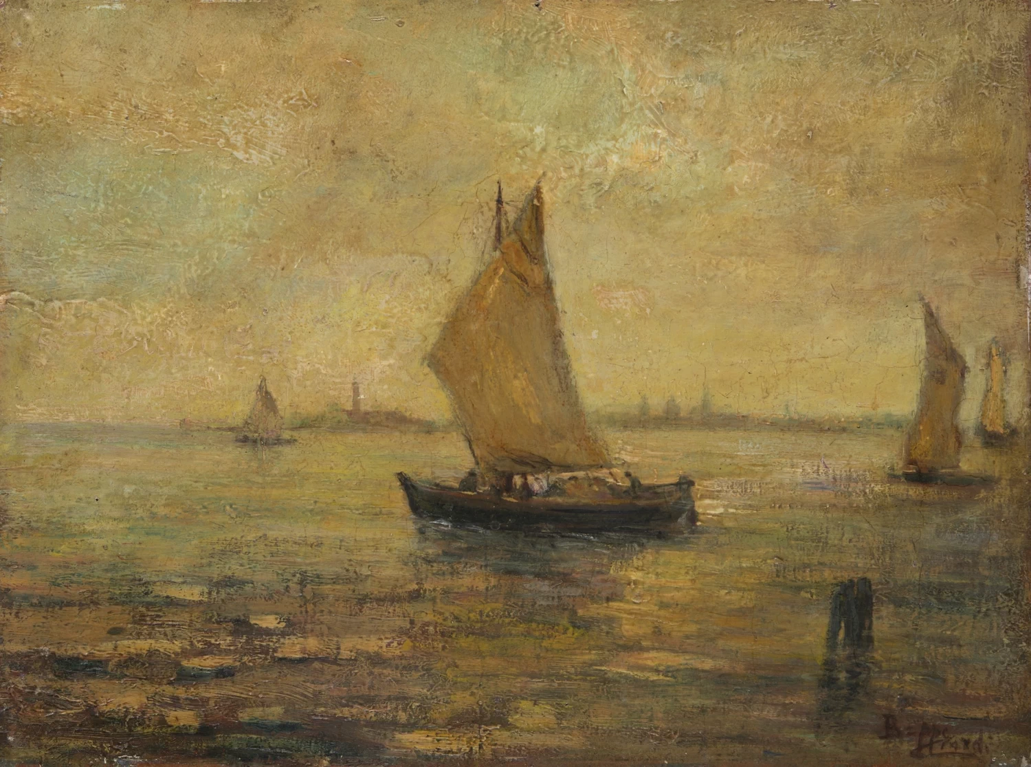 Isola di Murano con Venezia sullo sfondo